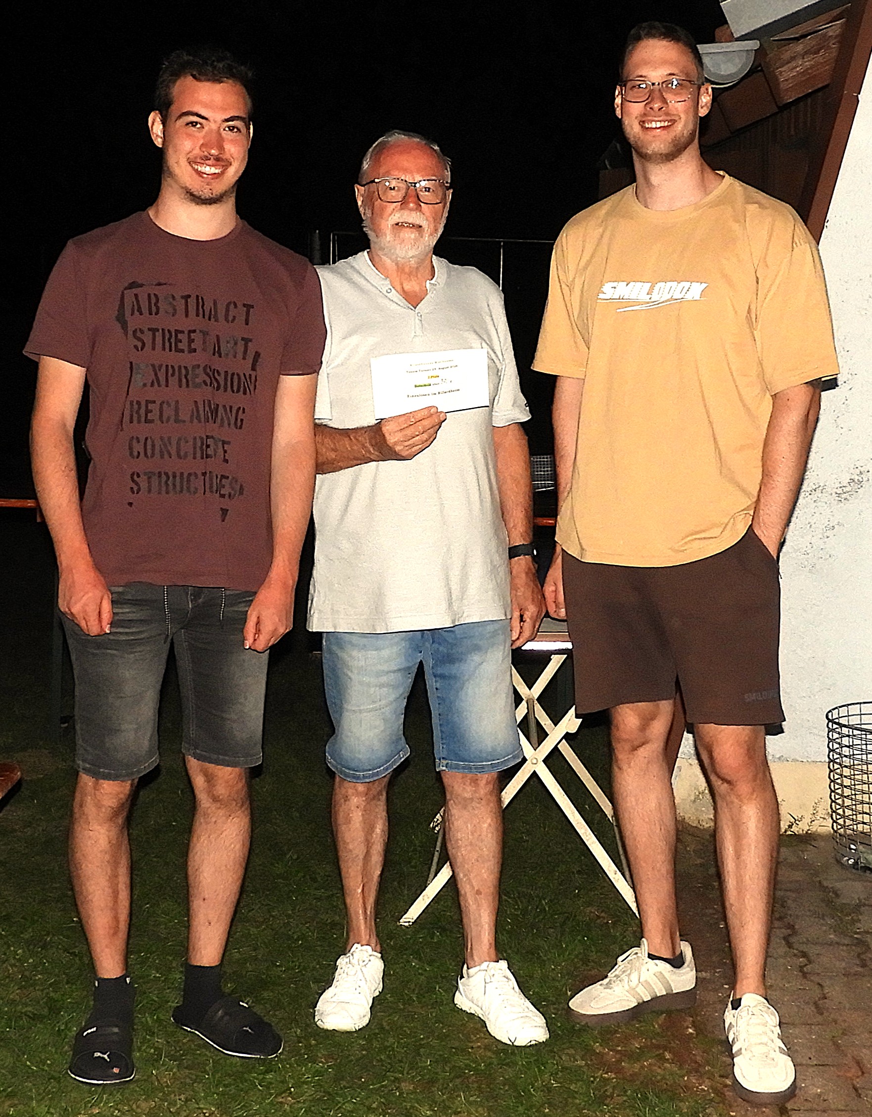 1. Platz Robin Tobi