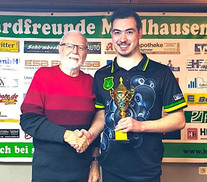 8 Ball VM 1. Platz Robin klein