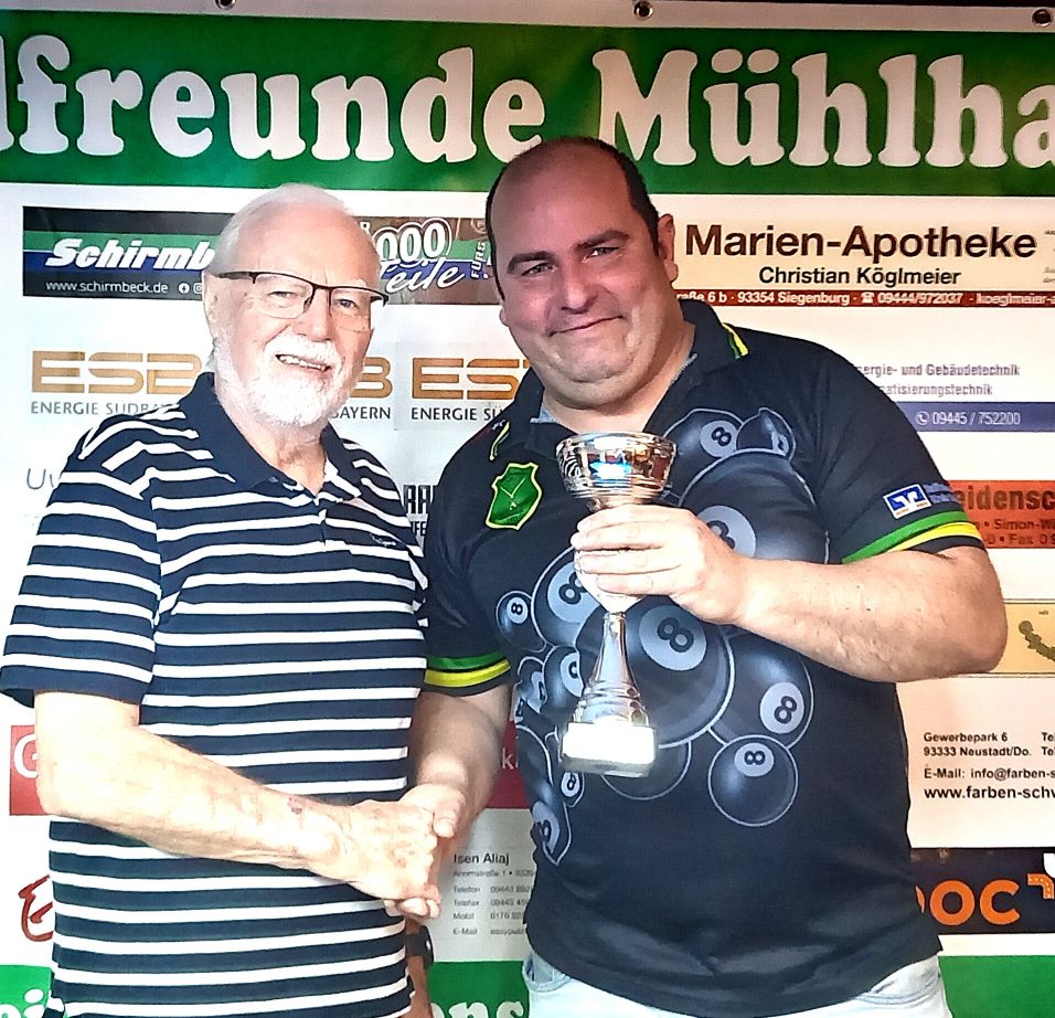 9 Ball VM 2. Platz michl Konrad klein